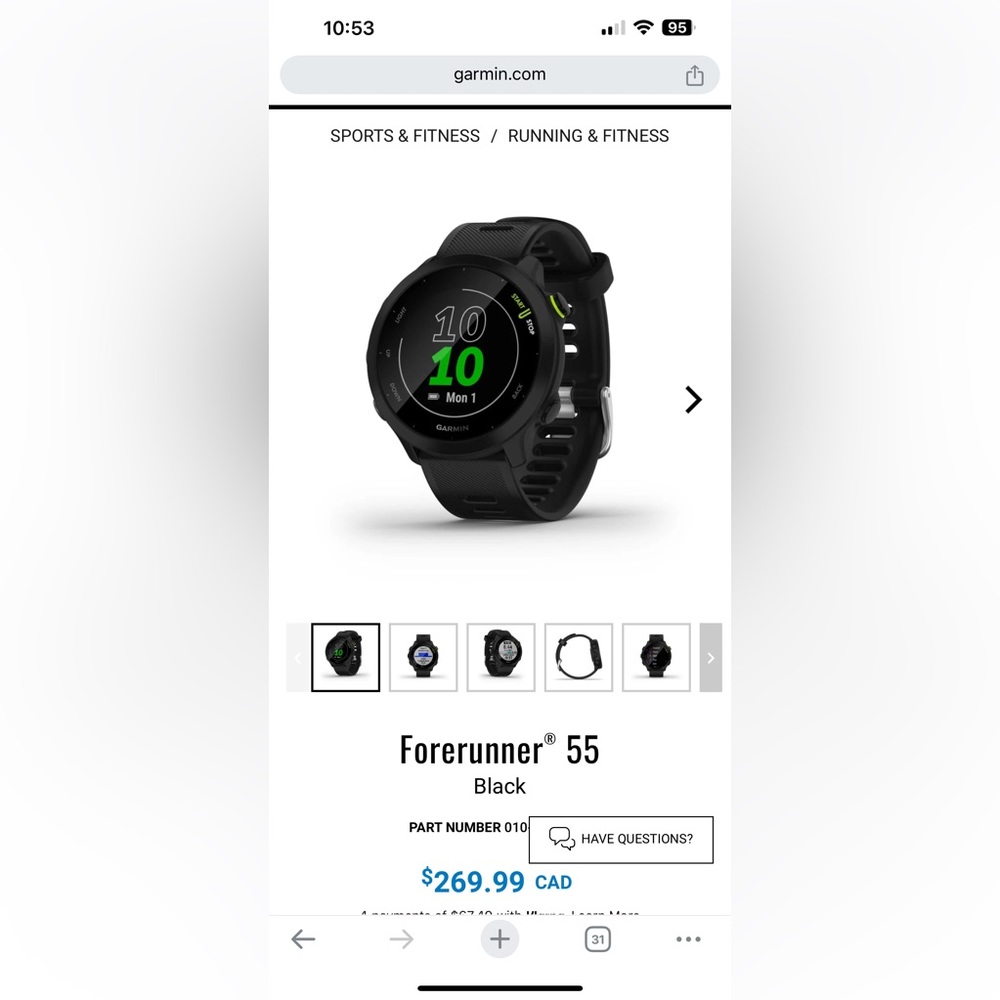 Garmin Forerunner 55